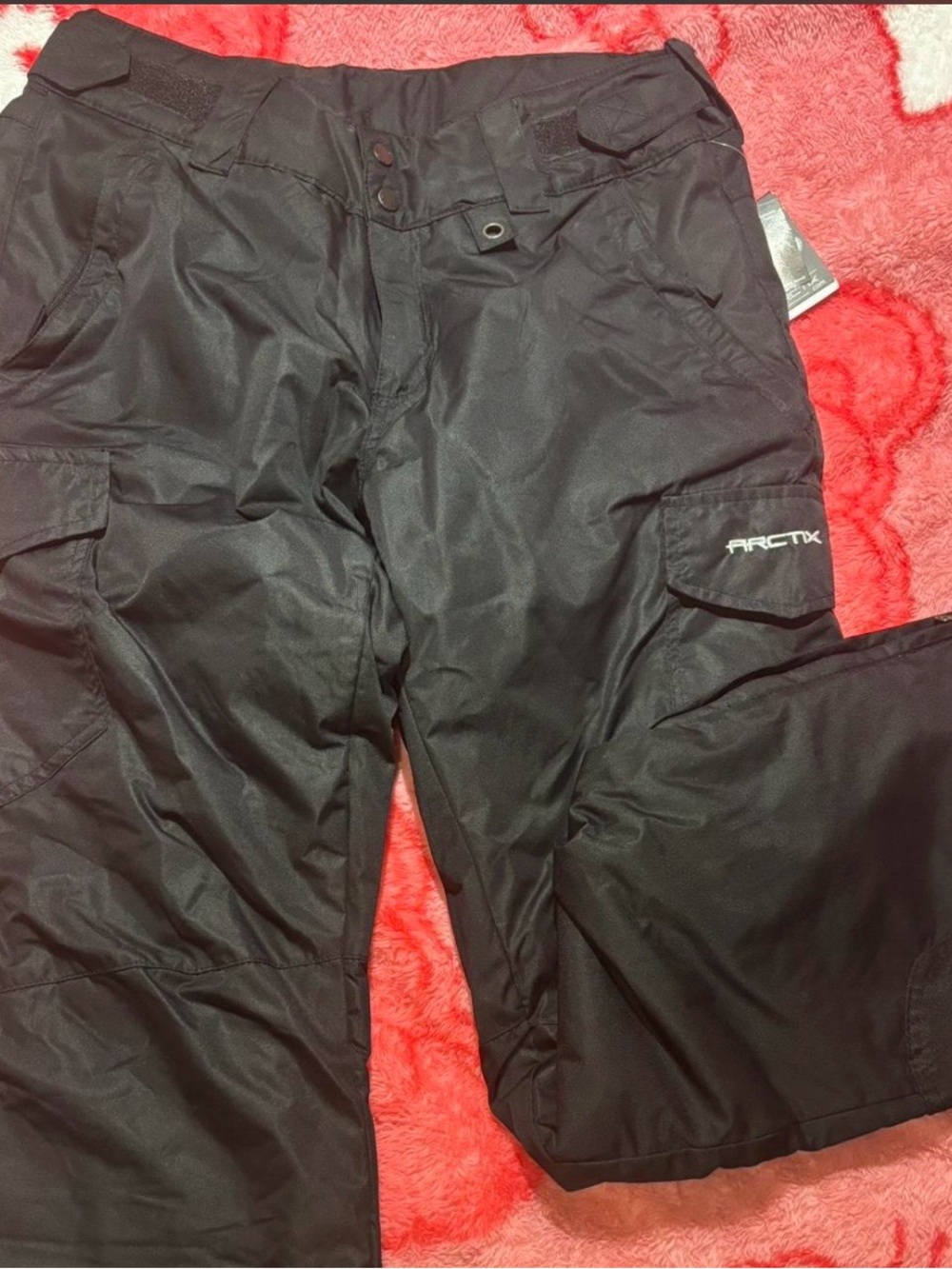 Arctix Women’s Black Cargo Snow Pants with Insulated Lining